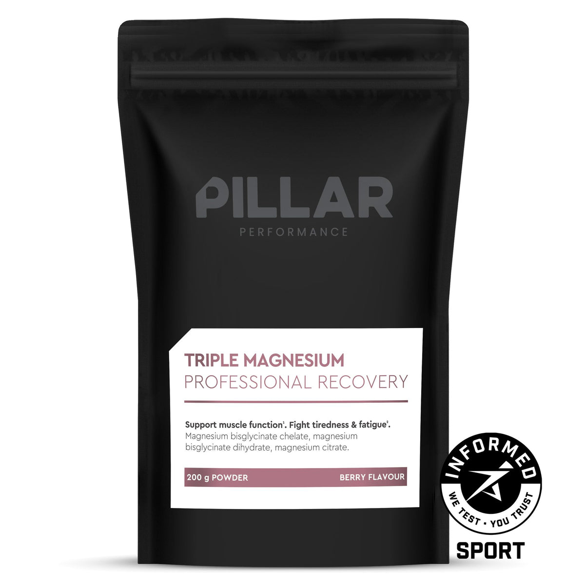 Triple Magnesium 200g Pouch, Berry